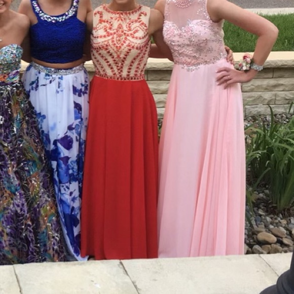 Red Prom Dress - Picture 4 of 4